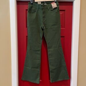 Levi's Green Wide Leg Women's Jeans